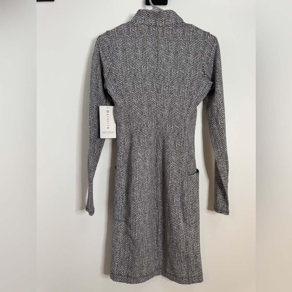 Athleta Delancey Textured Dress NWT XS Travel Work Spring Dress - Picture 3 of 7